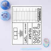 Shoroshim Sheets #1 Flyer (Enkel)