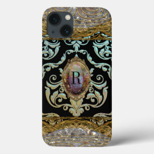 Shorrelyne Monogram beschermende schade iPhone 13 Hoesje