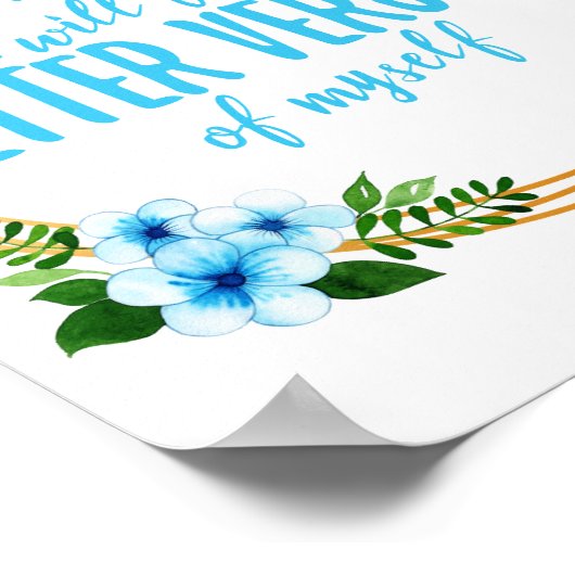 short affirmations about dreams and goals poster (Hoek)