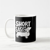 Short And Sy Funny Daschund Dog Lover Quote  Koffiemok (Links)