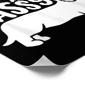 Short And Sy Funny Daschund Dog Lover Quote  Poster (Hoek)