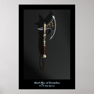 Short Axe of Desolation from the Magic Armoury Poster