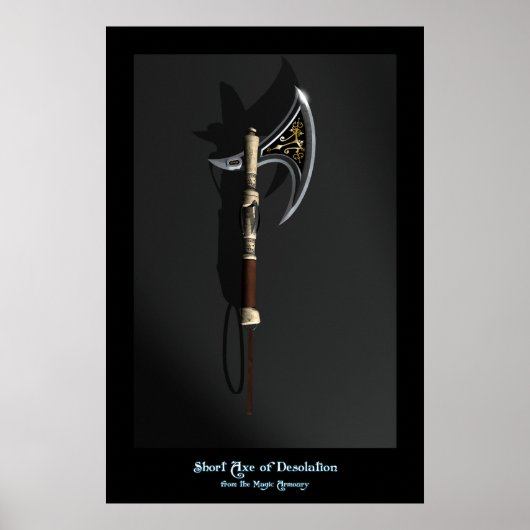 Short Axe of Desolation from the Magic Armoury Poster (Voorkant)