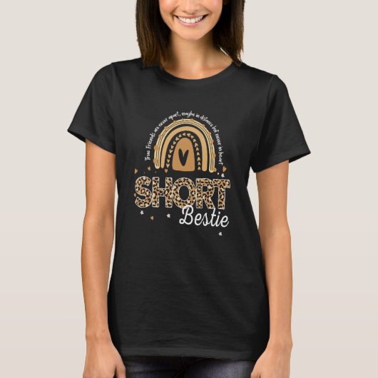 Short Bestie Tall Bestie For Women & Matching Shor T-shirt (Voorkant)
