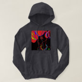 Short-eared Rabbit's Stylish Christmas Hoodie (Design voorkant)