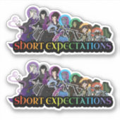 Short Expectations Sticker (Voorkant)