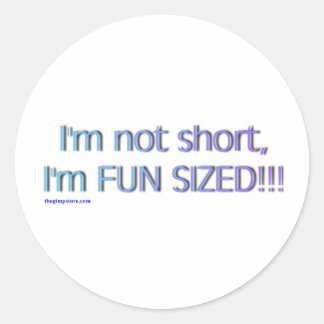 short_funsize ronde sticker