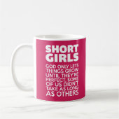 Short Girls Funny Quote Koffiemok (Links)