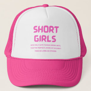 Short Girls Perfect Quote T-shirt – Empowering Wo Trucker Pet