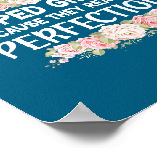 Short Girls Stopped Growing Because They Reached P Poster (Hoek)