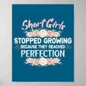 Short Girls Stopped Growing Because They Reached P Poster (Voorkant)