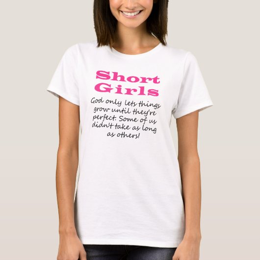 Short Girls T-shirt (Voorkant)