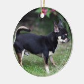 Short Hazard Chihuahua Standing Keramisch Ornament (Links)