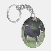 Short Hazard Chihuahua Standing Sleutelhanger (Voorkant Links)