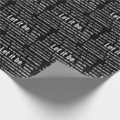 Short Inspirational Quotes On Black Cadeaupapier (Hoek)