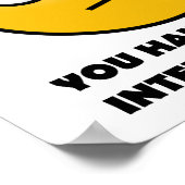 Short Interessant Span Funny Poster (Hoek)