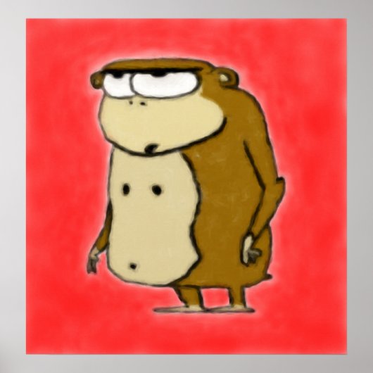 Short n' Portly Primate Poster (Voorkant)