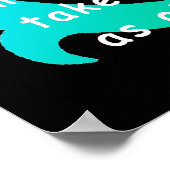 Short People Funny Revenge Design. Poster (Hoek)