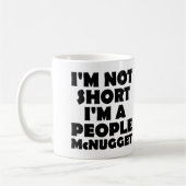 Short People Nugget Funny Mug of Travel Mug Koffiemok (Links)