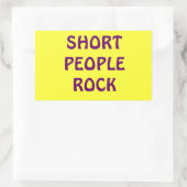 Short People Rock sticker (Tas)