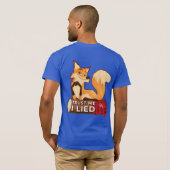 Short Sleeves T-Shirt : Trust Me (blue) (Achterkant volledig)