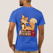 Short Sleeves T-Shirt : Trust Me (blue) (Achterkant)