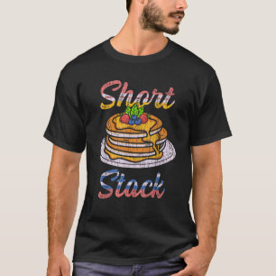 Short Stack Kleding Pancake Maker Grappig Gift T-shirt