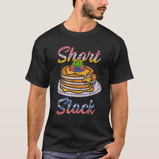 Short Stack Kleding Pancake Maker Grappig Gift T-shirt (Voorkant)