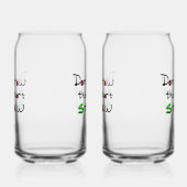 Short Straw Glass Blikvorm Glas (Rechts)