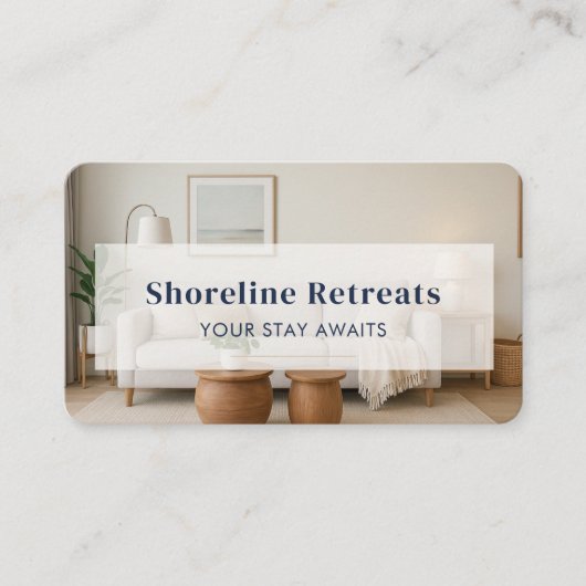 Short Term Rental Professional Visitekaartje (Voorkant)