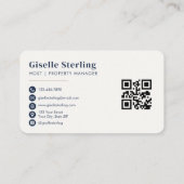 Short Term Rental Professional Visitekaartje (Achterkant)