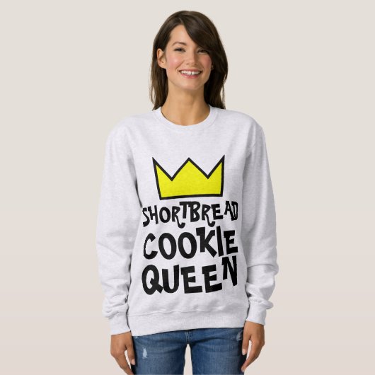 SHORTBREAD COOKIE QUEEN T-Shirts VAN VROUWEN (Voorkant volledig)