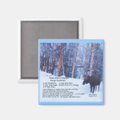 Shortbread Recept Moose Magnet (Voorkant / Achterkant)