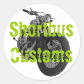 Shortbus Chopper Stickers (Voorkant)