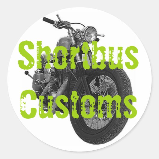 Shortbus Chopper Stickers (Voorkant)