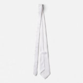 Shortfin Mako Line Art Logo Stropdas (Achterkant)