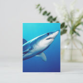 Shortfin Mako Shark Briefkaart (Staand voorkant)
