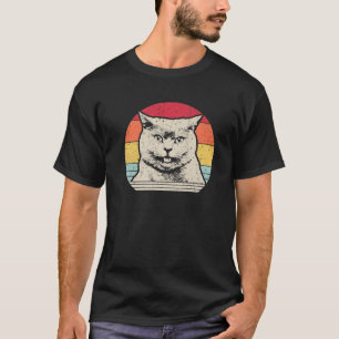 Shorthair Cat Lover 70S 80S Retro T-shirt
