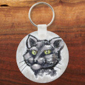 Shorthair Cat Sleutelhanger (Voorkant)