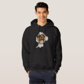 Shorthair katten Torn Cloth Kitten 1 Hoodie (Voorkant volledig)