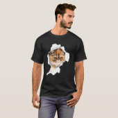 Shorthair katten Torn Cloth Kitten 1 T-shirt (Voorkant volledig)