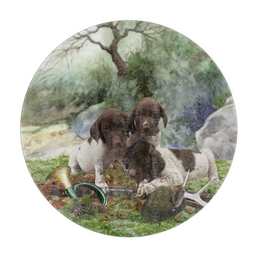 Shorthaired Pointer schattige puppies Snijplank (Voorkant)