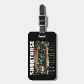 Shortnose Sturgeon Collage Bagagelabel (Voorkant verticaal)