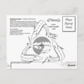 Shortnose Sturgeon Scutes Briefkaart (Achterkant)