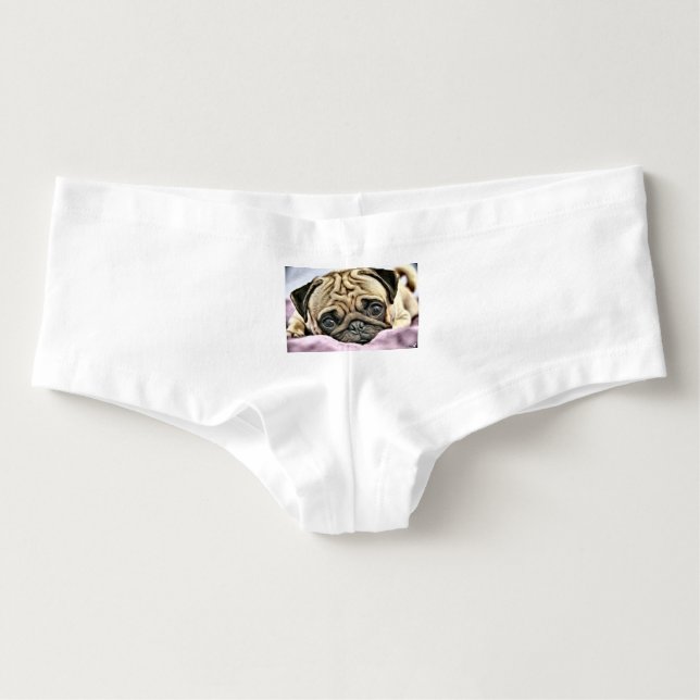Shorts van Pug Boy (Voorkant)