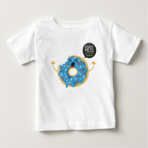 Shortsleeve Romper Baby Boy Donut Mess met mij