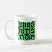 Shortstop, honkbalpositie koffiemok (Links)