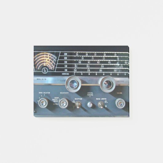 Shortwave Radio Receiver Post-it Nota Post-it® Notes (Voorkant)