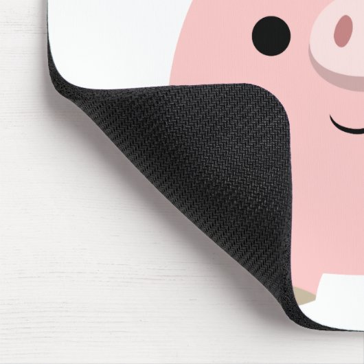Shorty Cartoon Pig mousepad Muismat (Hoek)