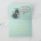 Shorty Lhasa Apso-Shih Tzu Kaart-customize Kaart (Binnen)